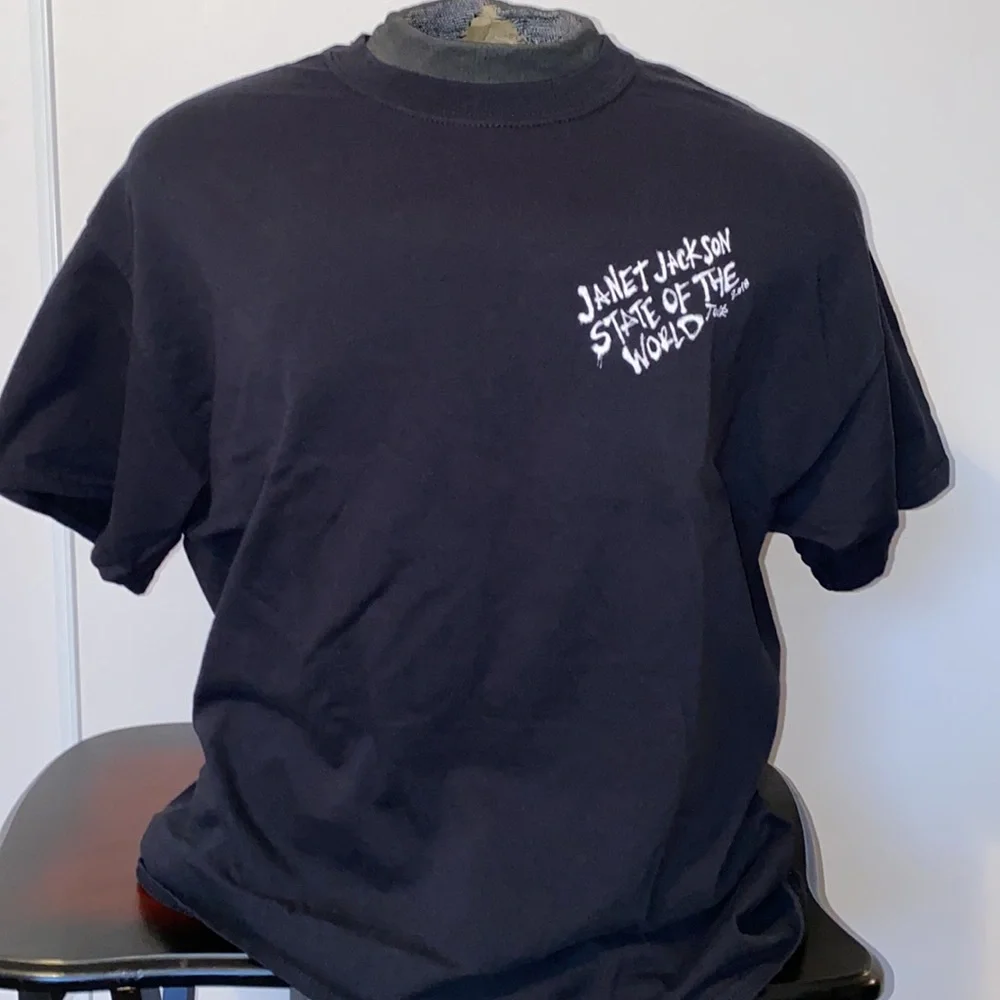 NWOT - Janet Jackson 2018 State of the World Tour Concert T-shirt - Picture 3 of 4